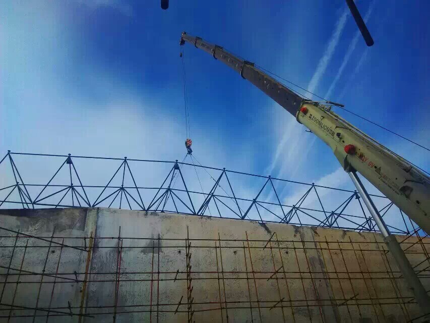 蛟河食堂网架结构工程